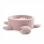 Piscine à balles, Piscine à balles enfant, Piscine à balles rose, Piscine à balles tortue, Piscine à balles en mousse, Bouclette, Jeu de motricité, Jeu sensoriel, MeowBaby, Fabriqué en Pologne, Balles non incluses